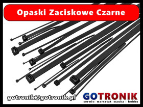 Opaska zaciskowa 2,5x160 mm czarna