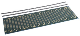 64 way single sided eurocard backplane