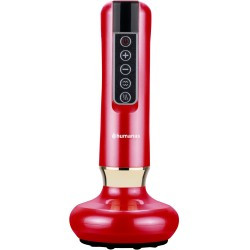 Masażer antycellulitowy z funkcją bańki chińskiej Humanas DermaSmooth - czerwony