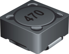 Power choke, SMD 1260, 22 µH, 4000 mA, SRR1260-220M