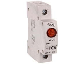 Lampka modułowa 1-fazowa czerwona LED KLI-R 230V AC 23320