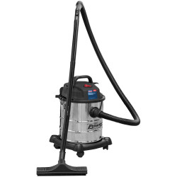 Sealey PC195SD Vacuum Cleaner Wet &amp; Dry 20L 1200W/230V Stainless Drum