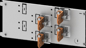 Cable connection, sheet steel, (W x H x D) 97 x 200 x 400 mm, 8PQ6000-8BA14