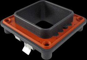 Mounting frame, black, DRBF-2B