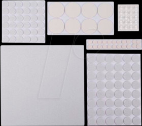 DTF10 Assorted felt pads, 135 pieces