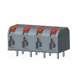 Klucz polaryzacyjny 4 -pinowe raster 10mm Montaż na płytce drukowanej Żeński Amphenol Industrial