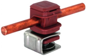 Wspornik PLATTENsnap stal nierdzewna NIRO/tworzywo brązowy 204079