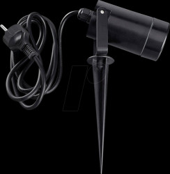 500951 Burano ground spike spotlight, 1x GU10, black