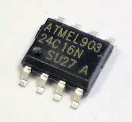 Pamięć EEPROM 24C16 Atmel SO8 (SMD)