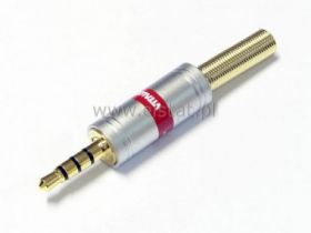 Jack 3.5 wtyk 4 polowy stereo Vitalco