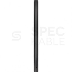 Przedłużka do słupa oświetleniowego, lampy ulicznej, masztu do kamer fi: 76mm 1m czarny MASTER LED