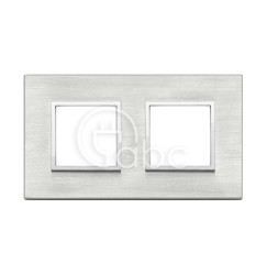 Ramka ozdobna Eikon Evo, 2+2M, Next Grey, 21643.02