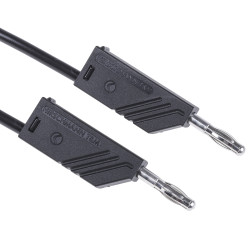 934060100, PVC, 16A, 60V dc, kolor: Czarny, dł. 500mm, -15→ +70 °C., Hirschmann Test & Measurement