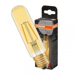 Żarówka Dekoracyjna LED E27 TUBULAR 2,5W = 20W 200lm 2000K Ciepła 300 Filament OSRAM Vintage 1906