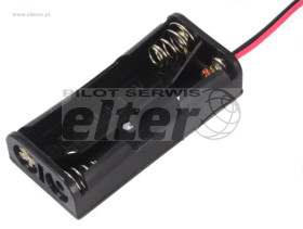 Pojemnik na baterie R3 AAA 2szt z kablami