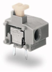 PCB terminal, 1 pole, pitch 10 mm, AWG 24-16, 17.5 A, push-in cage clamp, light green, 235-767/331-000