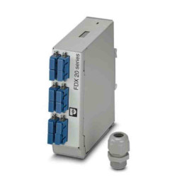 Panel krosowniczy, obudowa, 6-portowy SC 2 Jednomodowy Duplex Phoenix Contact