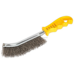 Sealey WB05Y Wire Brush Stainless Steel Plastic Handle