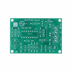 Klaskacz - akustyczne zdalne sterowanie - wersja z przekaźnikiem - PCB do projektu AVT 721/2