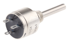 Potencjometr 10kΩ typ Obrotowy Vishay średnica wału 3,18 mm 1.5W długość wału 22mm średnica 6.35mm Montaż panelowy