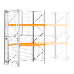 System półek, kolor Galwanizowany, materiał: Blacha stalowa, 3000mm x 2225mm, Manorga