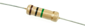 Rezystor 1MΩ 2W ±5% -500 → -100ppm/°C Folia węglowa TE Connectivity