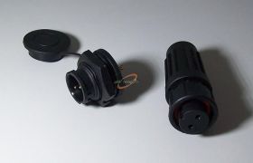 ZŁĄCZE HERMETYCZNE 2 PIN fi 16mm