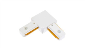 Łącznik Kątowy Narożny Biały Do Listw Szynowych Jednofazowych - Szynoprzewodów