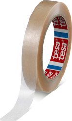 Packaging tape, 19 x 0.065 mm, PVC film, transparent, 66 m, 04124-00010-00