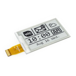 E-paper E-Ink (B) 2,7'' 264x176px - wyświetlacz trójkolorowy (bez modułu) - Waveshare 13185