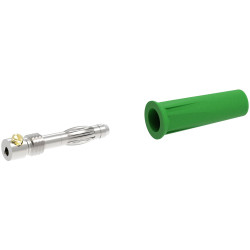 Electro PJP 1060-C-CD1-V Banana Plug Straight 4mm Pin Green 1pc
