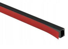 Listwa elektroinstalacyjna (korytko kablowe) 25x16 czarna, z taśmą klejącą, CTLS 1kpl=20mb