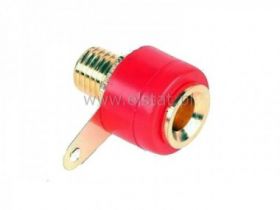 Gniazdo bananowe 4mm 15mm czerw. 24.246 złote