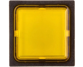 Lampka sygnalizacyjna 25x25mm żółta 24V AC/DC Q25LF-GE 089252