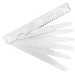 Szczelinomierz 26 listków (0,04-0,63mm) 65MN stal nierdzewna 11-190