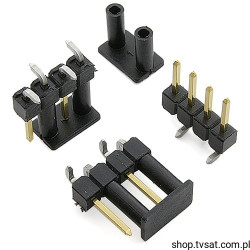 1241150-4 Connector 4 Pin Gold SMD TYCO