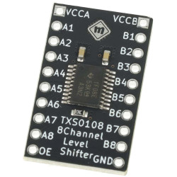 TXS0108 8-kanałowy dwukierunkowy konwerter poziomów logicznych open-drain