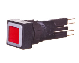 Napęd przycisku czerwony z podświetleniem z samopowrotem Q18LT-RT/WB 088537