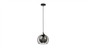 Lampa Wisząca Nowoczesna Loftowa 1Xe27 Solo Black/Gold