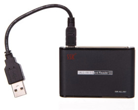 Czytnik kart pamięci z przewodem USB WAADAUSBMEM