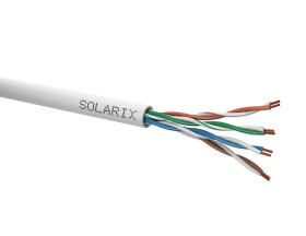 Kabel linka Solarix CAT5E UTP PVC Fca szary 305m/box SXKL-5E-UTP-PVC-GY