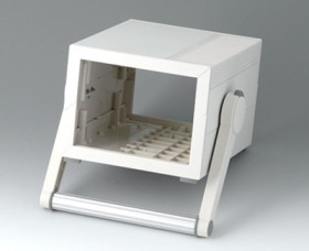 ABS enclosure, (L x W x H) 130 x 185 x 124 mm, gray white (RAL 9002), IP40, B2213307