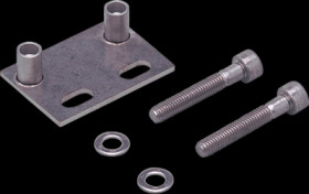 Mounting plate, 28 x 12 x 40 mm for rectangular sensors, E12106