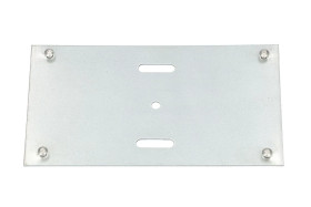 Blacha montażowa dedykowana dla puszki na 16 spawów, wąski rozstaw Extralink