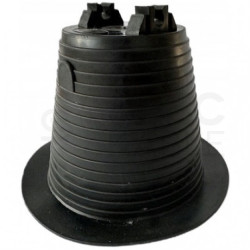 Uchwyt okrągły betonowy w tworzywie 150x110 podstawa z betonem i tworzywem KM GROM