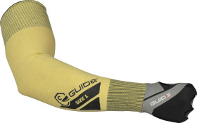 Osłona ochronna, Czarny, żółty, Odporność na przecięcia, GUIDE 370, Wielorazowe