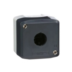 Pokrywa ciemnoszara z jasnoszarą podstawą, 1 otwór, UL/CSA certyfikowany XALD01H7