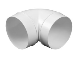 Kolano kanału okrągłego 90 stopni fi 125 KO125-23/90