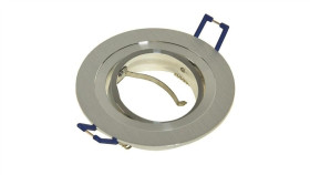 Oprawa Sufitowa Delius Okrągła Szczotkowana Srebrn