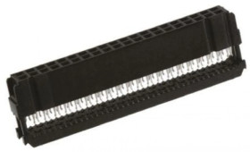 Wtyk IDC żeńskie 40-pin IDC na taśmę 1,27mm złocony szary 4-215911-0